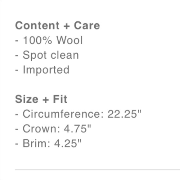 WYETH Vintage style wool rancher hat - Picture 3 of 13